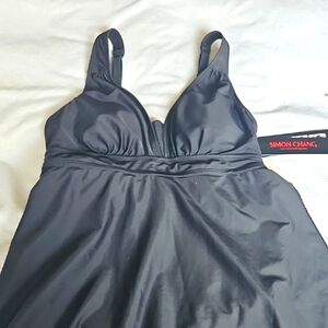 Simon Chang Versatile Black Swimsuit " Transformer".  Women's Size 8